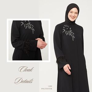 Dubai Plain Islamic Traditional Abaya Women Blue Color Stylish Floor Length Zip Open Gown Customizable Breathable Ladies Abayas - Product Image 1