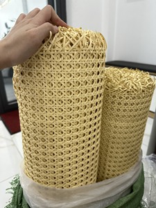 <b>Plastic</b> Rattan Webbing Vietnam Factory Synthetic Rattan Material For Outdoor Furniture Chair Cabinet <b>Panel</b> Use Custom Size - Product Image 6