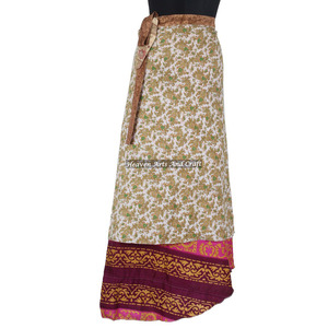 Falda de Seda Mágica Estilo Vintage para Niñas/Mujeres, Falda Larga de Seda Mágica Reversible de 2 Capas, Falda de Seda Mágica Nueva - Product Image 2