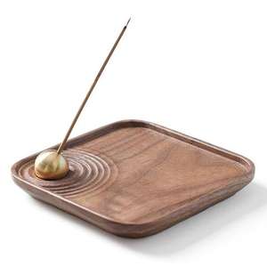 Quemador de Incienso Portátil de Bambú, Hecho a Mano, Ecológico, Soporte de Incienso de Madera para Uso Terapéutico - Product Image 4