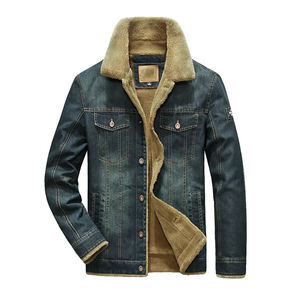 Mens Classic Casual Denim Outerwear Vintage Style Trendy Streetwear Comfortable Everyday Stone Wash Patches Button Jacket - Product Image 1