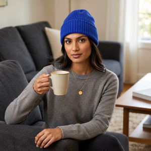 Gorros de punto personalizados de ajuste relajado para colecciones minoristas, gorros de invierno al por mayor con logotipo tejido para compradores de ropa - Product Image 1