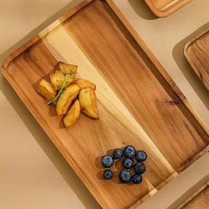 ถาดเสิร์ฟไม้แบบสั่งทำทนทานและมีสไตล์สำหรับใช้ในชีวิตประจำวัน - Product Image 1