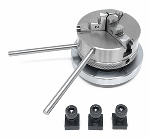 Mandrin de tour miniature à 3 mâchoires auto-centrant 2-1/2\" 65 mm M14 X 1 fileté et plaque arrière - Product Image 1