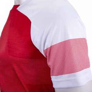 เสื้อฟุตบอลตาข่ายโพลีเอสเตอร์ 100% คุณภาพสูง แบบสั่งทำพิเศษ ระบายอากาศได้ดี ซับเหงื่อ ราคาดีที่สุด ชุดกีฬา - Product Image 4