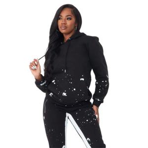 Econex deportes Jogging venta al por mayor mujeres chándales tamaño personalizado transpirable chándal mujeres trajes 2 piezas 100% algodón liso - Product Image 1