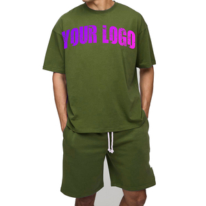 Camisetas Casuales de Verano para Hombre, de Algodón, Talla Grande, para Ropa Urbana, Manga Corta, Deportivas, para Correr, OEM - Product Image 5