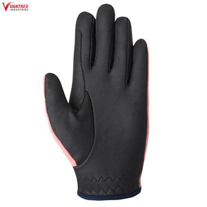 Top Trending Customizable Leather Full Finger Non-Slip Horse Riding Glove with Breathable Adjustable Features for Summer Use - Product Image 4