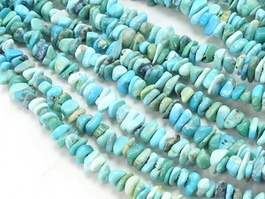 Arizona <b>Turquoise</b> Natural Polished Rough <b>Bead</b> Blue Colour 3x10mm 16-inch Jewelry Making - Product Image 4