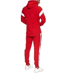 Ropa de entrenamiento térmico de alta calidad para hombre, Sudadera con capucha y pantalones atléticos al por mayor, chándales para invierno - Product Image 5