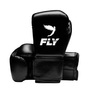 Guantes de Boxeo Personalizados de Color Negro, Diseño Profesional, Cuero Vacuno Original, para Entrenamiento y Combate - Product Image 1