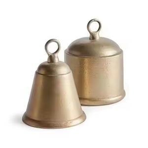 Campana Metálica Colgante de Navidad para Decoración de Árboles Festivos, Estilización de Fiestas Navideñas y Colecciones de Regalos Festivos - Product Image 6
