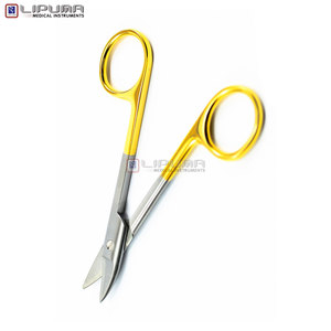 Ciseaux courbés de qualité supérieure en acier inoxydable pour usage dentaire et chirurgical, résistants à la rouille, autoclavables, pour une coupe de précision - Product Image 3