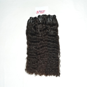 Extensiones de Cabello Humano Remy Indio Virgen de Lujo con Base Gruesa y Ondulada, Tejido Doble a Máquina, para Salón de Belleza - Product Image 3