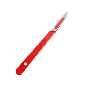 ด้ามจับมีดผ่าตัดแบบใช้แล้วทิ้งคุณภาพสูงหมายเลข 7 สีแดง สำหรับใช้งานทั่วไป ด้ามจับพลาสติก ได้รับการรับรองมาตรฐาน CE - Product Image 3
