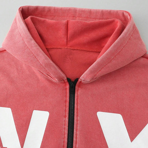 Vente en gros de sweats à capuche pour hommes de haute qualité, imprimés sur mesure, en molleton 100% coton peigné, coupe-vent et flexibles, pour la saison hivernale - Product Image 3