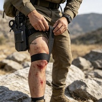 Tourniquet tactique avec étui rigide, pochette de transport pour tourniquet d'urgence Molle pour la chasse, le camping et les fournitures de premiers secours