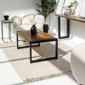 Mesa de Centro Vandana Zenova Falcon de Madera de Mango para Sala de Estar Moderna y Decoración Contemporánea - Product Image 5