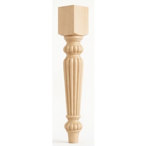 Patas de Muebles de Madera de Caucho de Alta Resistencia, Soportes Decorativos Torneados para el Hogar, Oficina, Hotel, Patas Modernas para Mesa de Comedor - Product Image 1