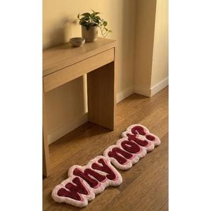 Alfombra Moderna de Diseño Geométrico Antideslizante, Tejida a Mano, de Pelo Medio, Suave, de Lana, para Sala de Estar o Dormitorio, Proveedor Indio - Product Image 5