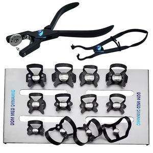 Juego de Pinzas de Aislamiento de Goma de Acero Inoxidable para Periodoncia con Placa de Sujeción, Instrumentos Profesionales de Aislamiento Dental para Clínica Endodóntica - Product Image 3