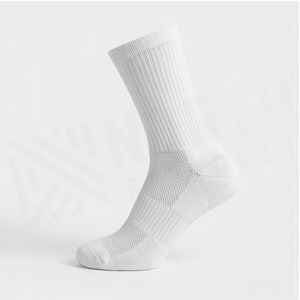 NA Crew <b>Socks</b> White Breathable Cotton Basketball <b>Socks</b> for Adults Summer - Product Image 3