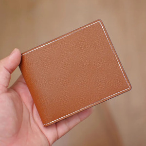 Cartera de cuero para hombre con logotipo personalizado, billeteras delgadas RFID, proveedor mayorista, calidad premium de exportación, a la venta a un precio razonable. - Product Image 3