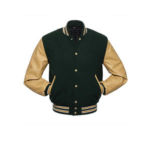 Stonefield Manufacturing <b>Winter</b> Varsity <b>Jacket</b> 100% Wool Hooded <b>Waterproof</b> Breathable Eco-Friendly Reversible Streetwear Design - Product Image 1