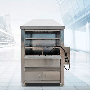 Machine de gril de barbecue à charbon de bois à haut rendement à contrôle automatique Machine de four de rôti de bœuf Machine de gril brésilienne - Product Image 1