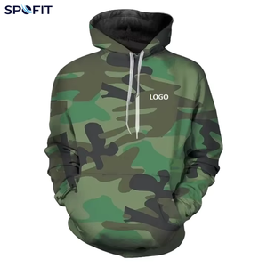 Sudadera con Capucha de Forro Polar para Hombre, Diseño de Camuflaje Premium, Impresión Digital Personalizada, Sudadera con Capucha para Invierno - Product Image 1