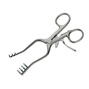 Écarteur chirurgical Weitlaner 13 cm, crochet à plaies 3x4 à pointes acérées, en acier inoxydable, instrument chirurgical manuel certifié CE - Product Image 3