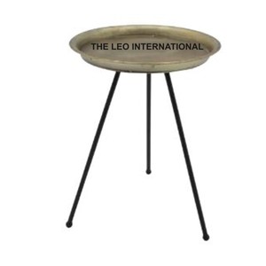 Mesa Auxiliar con Diseño de Caballito de Mar, Estilo Moderno, Perfecta para la Decoración de la Sala de Estar o Uso Central, Mesa de Metal Resistente - Product Image 2