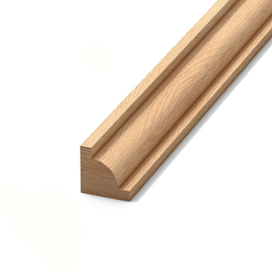 Molduras de Madera Sólida para Interiores, para Paredes, Techos, Zócalos y Molduras de Corona, Material de Construcción Duradero y Elegante para Mejoras del Hogar - Product Image 1