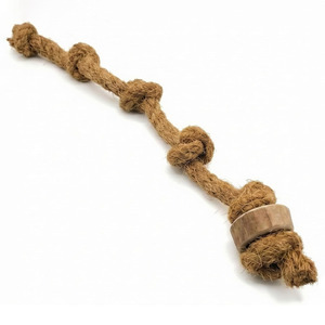 Juguete masticable para perros al por mayor, mordedor de fibra de coco sostenible para mascotas, juguetes trenzados ecológicos hechos a medida. - Product Image 4