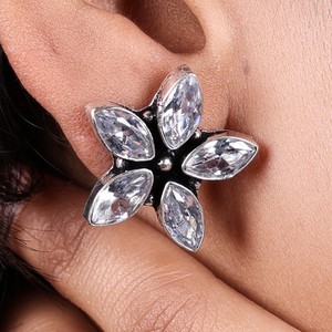 Export Quality Wholesale Oxidized <b>Silver</b> <b>Stud</b> Earrings for Women Bulk Supplier | Direct Factory Manufacturer | Hot Selling - Product Image 3