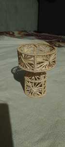 Paniers de rangement en raphia tressés à la main, en vrac, naturels, écologiques, organisateurs tissés, décoration bohème pour la maison, bacs à linge - Product Image 5