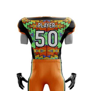 Tenues de football américain de style moderne en polyester respirant et léger pour l'entraînement et les matchs – Ensembles d'uniformes de football - Product Image 5