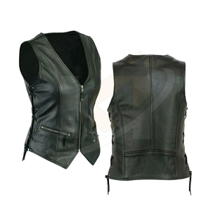 Chaleco de Cuero para Mujer de la Mejor Calidad, con Cierre, Impermeable, Logotipo Personalizable, OEM, Venta al Por Mayor, Precio Bajo, Alta Visibilidad, Ropa Exterior de Algodón - Product Image 1