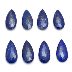 Lapislázuli AAA+ de 15x30 mm, facetado en forma de pera, briolette natural de lapislázuli, gema semipreciosa suelta, cabujón para suministros de joyería. - Product Image 2