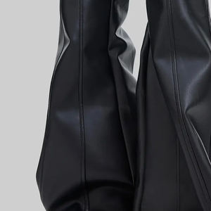 Pantalones de cuero hechos a medida para hombre con logotipo personalizado, diseño único, precio al por mayor, pantalones de cuero en venta - Product Image 6