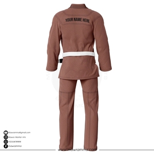 Kimono de Jiu-Jitsu Brésilien Personnalisé avec Logo, 100% Coton Tissage Perlé, Uniforme Professionnel de Grappling pour Hommes et Femmes, Équipement d'Entraînement - Product Image 4