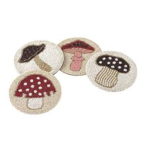 Posavasos de Vidrio con Cuentas, Diseño Chic y Novedoso, Resistentes al Calor, Decoración para el Hogar, Artesanía Premium - Product Image 4