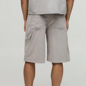 กางเกงยีนส์ขาสั้นผู้ชายทรงฮิปสเตอร์ ผลิตจากผ้าเดนิมที่เป็นมิตรต่อสิ่งแวดล้อม เหมาะสำหรับแฟชั่นฤดูร้อน ใส่สบายทุกวัน ผลิตโดยผู้ผลิต OEM จากปากีสถานโดยตรง - Product Image 4