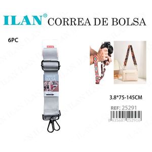 สายคล้องกระเป๋า ILAN ขนาด 3.8 ซม. สีเทา สายสะพายไหล่แบบปรับได้สำหรับกล้อง - Product Image 3