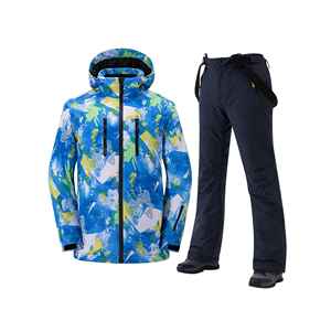 SUMROOS Custom Men's Winter Ski Suit Men Skiing Snowboarding <b>Jacket</b> and Pants Waterproof Outdoor Sport Set - Product Image 2