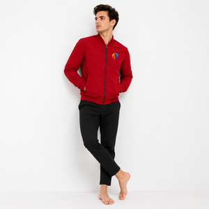 <b>smart</b> men bomber <b>jacket</b> with lightweight construction smooth fabric and comfortable fit for modern fashion and casual daily wear - Product Image 6