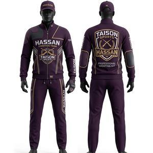 Combinaison de cyclisme pour homme, haute qualité, tissu polyester et élasthanne respirant, panneaux contrastés violet et or, logo imprimé par sublimation - Product Image 1