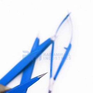 แหนบคิ้วเคลือบสีน้ำเงิน RMI พร้อมปลายแหลมสแตนเลสสีเงิน - Product Image 6