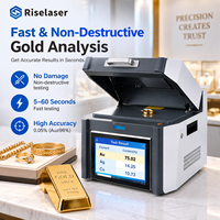Équipement de test de bijoux, analyseur XRF d'or pour les bijouteries, analyse de l'or et de l'argent et analyse de la composition des métaux précieux