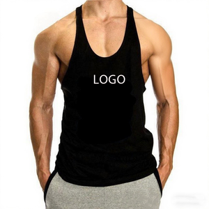 Camisetas sin mangas de algodón de alta calidad para hombre, clásicas, acanaladas, para entrenamiento, gimnasio, fitness, verano, transpirables. - Product Image 3
